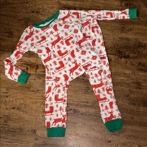 Carter's Red and Green Holiday One Piece